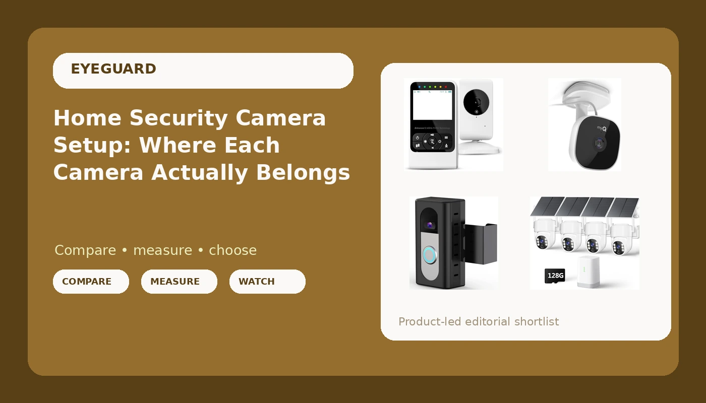 Home Security Camera Setup: Where Each Camera Actually Belongs