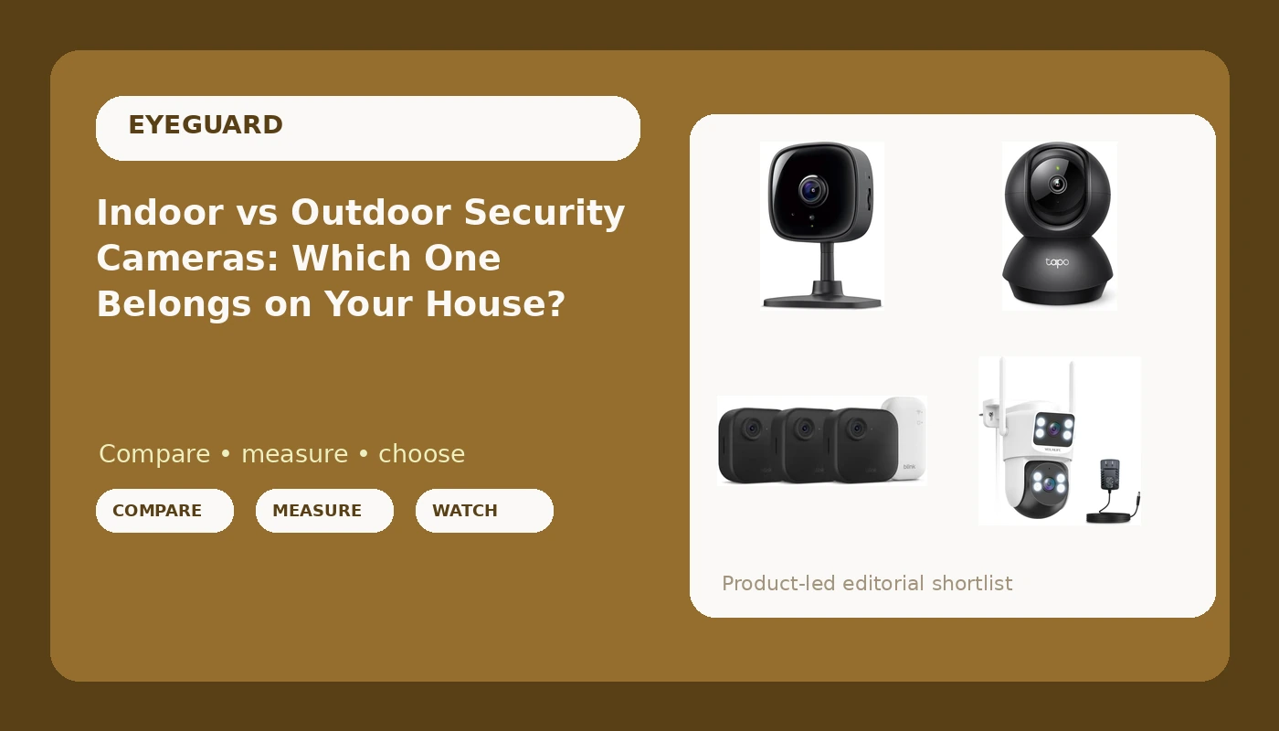 Indoor vs Outdoor Security Cameras: Which One Belongs on Your House?