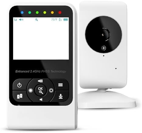 Babysense video baby monitor with camera and audio