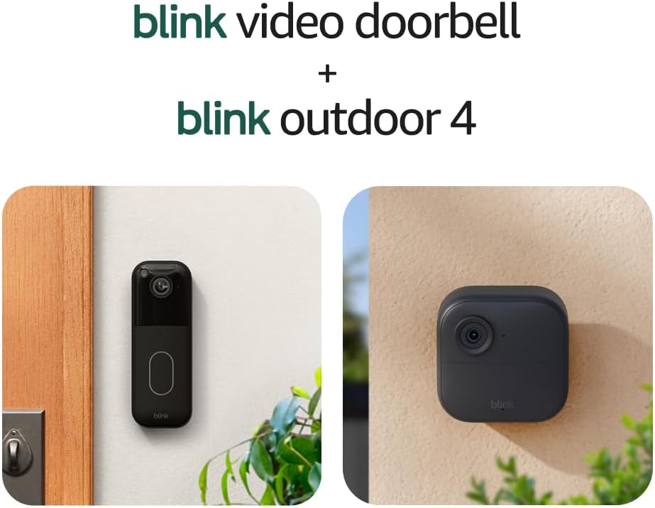 Blink Video Doorbell + Outdoor 4 bundle