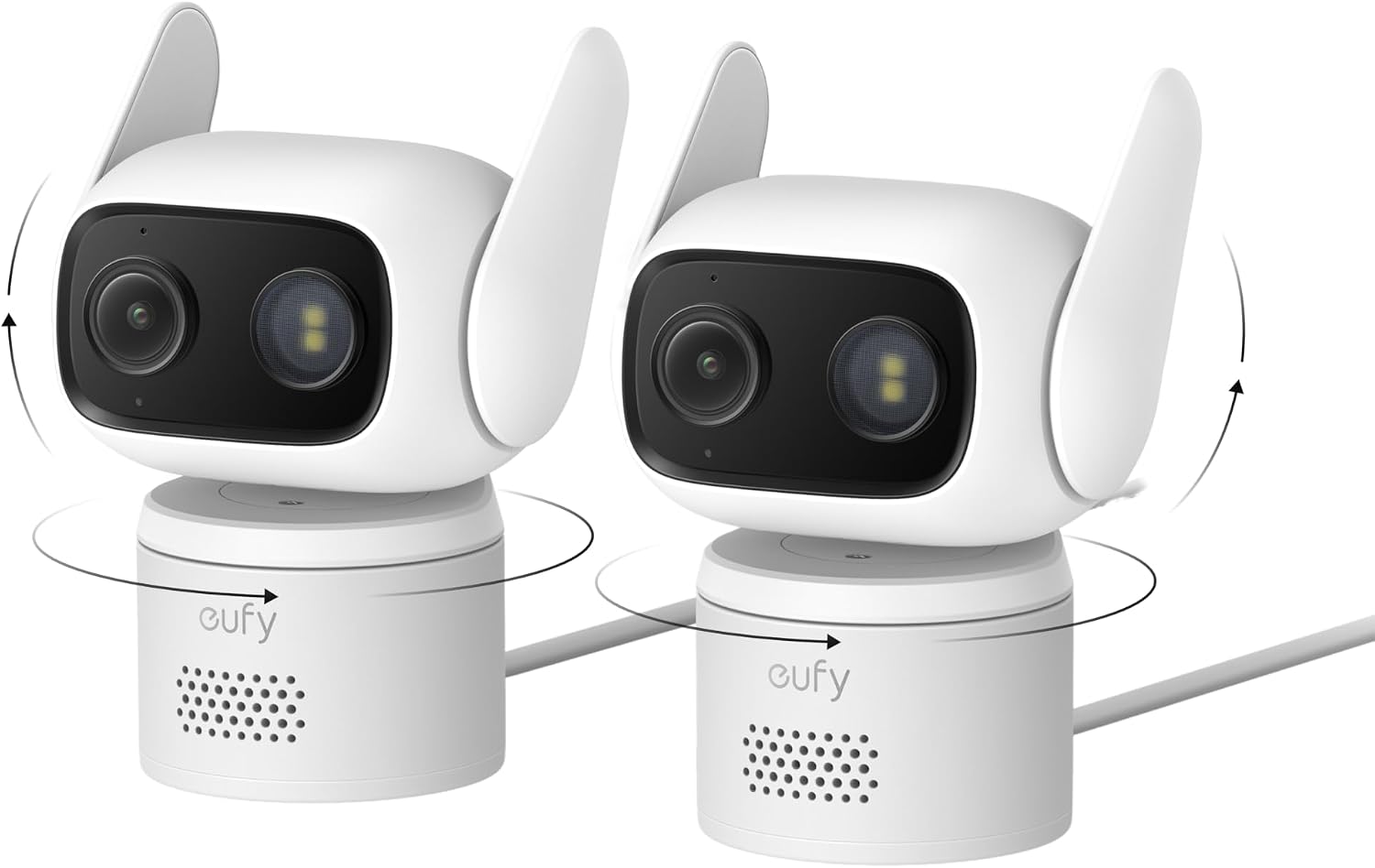eufy Security Indoor/Outdoor Camera C31 (2-Pack), IP66, No Subscription